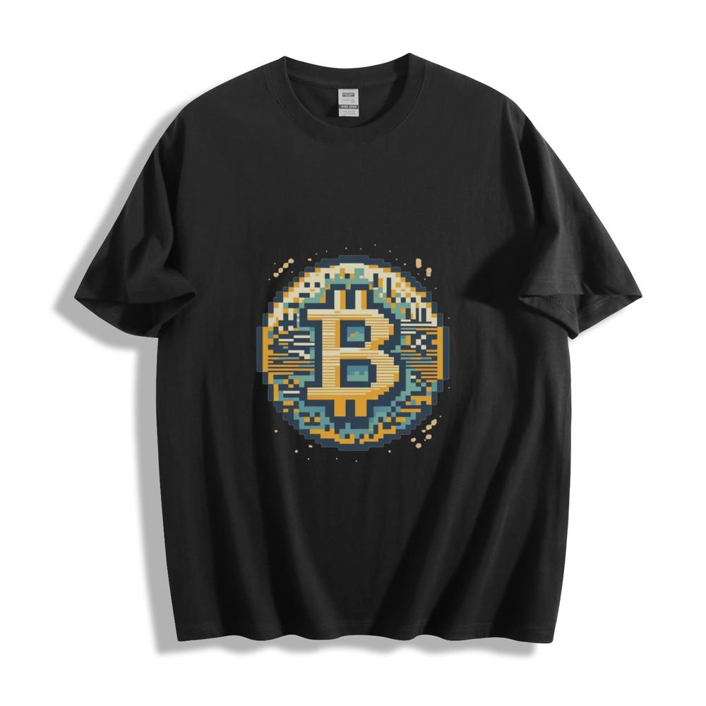 Bitcoin Pixel Art T-Shirt - Epic Crypto Vibes Unisex Tee
