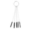 5-teiliges Set Tattoo-Maschinenrohr Airbrush-Spritzpistole Düsenspitze Reinigungsbürste Reparaturwerkzeug