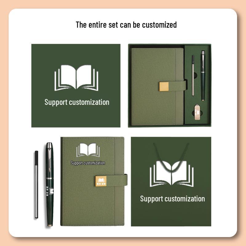 Custom Printed Business Notebook Gift Set for Office Meetings & Corporate Events