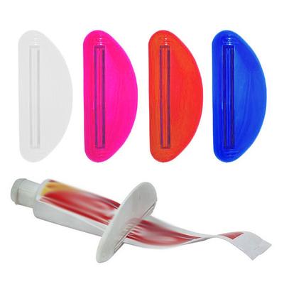 4*Plastic Bathroom Home Tube Rolling Holder Squeezer Easy Toothpaste Dispenser//