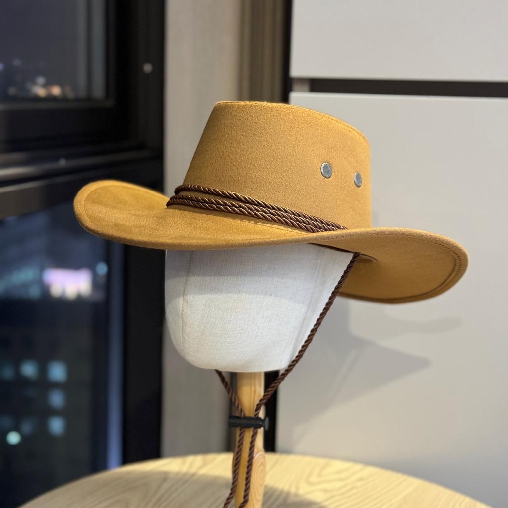 Summer wide-brimmed western cowboy hat for men and women2026Outdoor sun protection hat for horseback riding, mountain climbing, and photography,