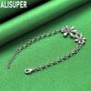 925 Sterling Silver Exquisite AAA Zircon Fireworks Bracelet Gift Jewelry
