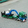 1/50 Trailer Truck Excavator Forklift Alloy Car Diecasts & Toy Vehicles Car Model Miniature Scale Model Car Toys for Children