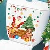 Santa Claus Reindeer Christmas Toilet & Wall Sticker - Creative Holiday Decoration
