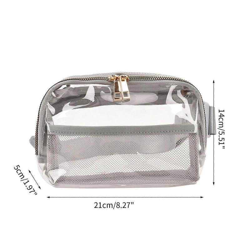 Fashion Bag Mini Square Cellphone Bags Trendy Bag Shoulder Bags Girl Women Crossbody Bag Transparent Casual Travel Bag  White