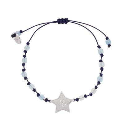 Bracelet nff star parts-bleu