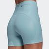 Adidas Solid Color Tight Yoga Fitness Shorts Women Shorts Sky-Blue HD9066