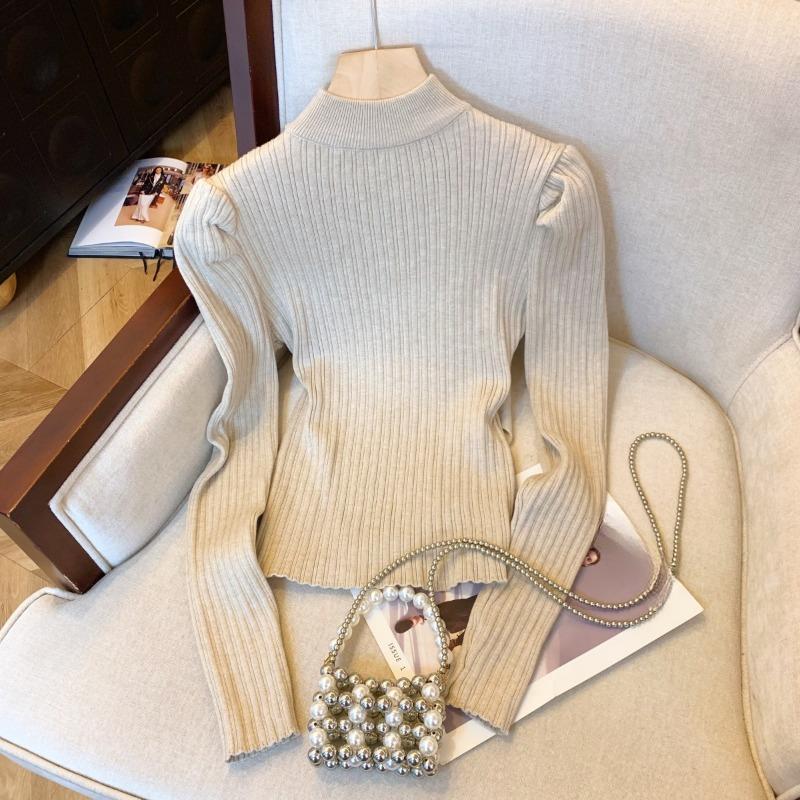 Autumn and Winter Sexy Lace V-neck Knitted Sweater for Women Fashion Slim Fit Base Pullovers Sweaters Women Elegant Solid Casual Knitwear Jumper 25567