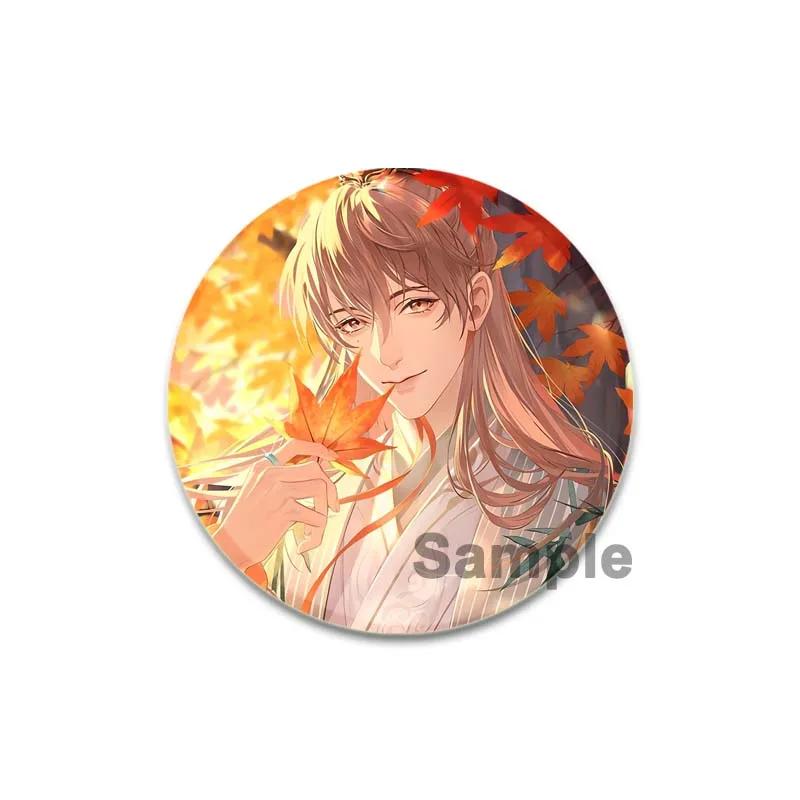 32/44/58mm Handmade Tinplate Plastic Badge Ashes of The Kingdom Brooches for Collar Clothes Backpack Jewelry Fans Gifts Card Games