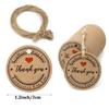100 Pcs Gift Tags Thank You Tags for DIY Birthday Christmas Wedding Party Favors