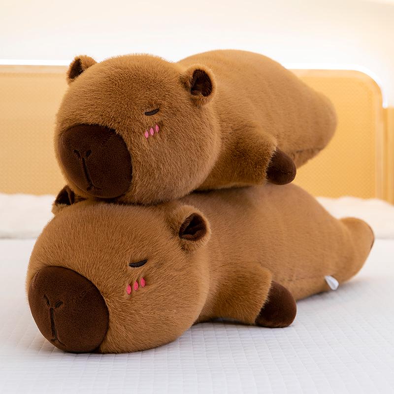 

Плюшевая подушка Капибара - Милая игрушка-животное 80cm