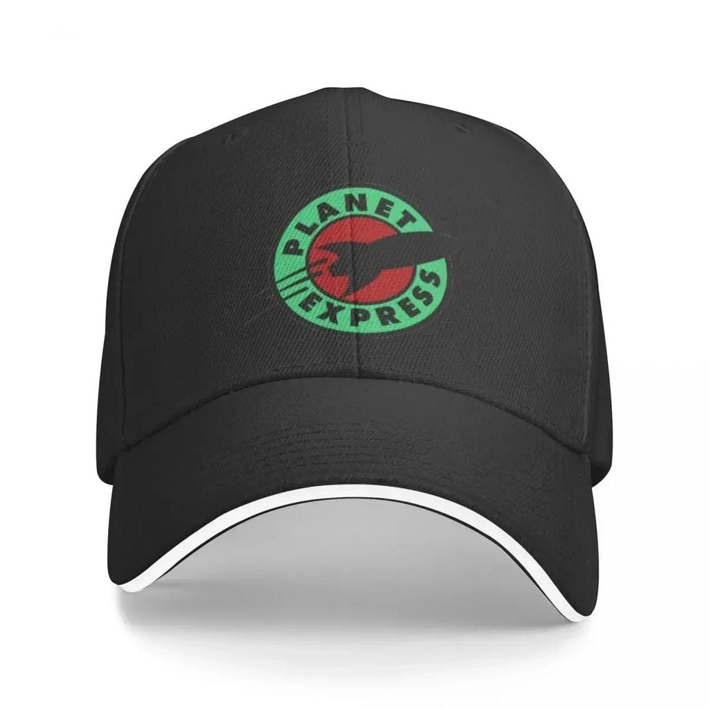 Planet Expressed Logo Print Baseball Cap Y2k Retro Classic Couple Women Trucker Hat Adjustable Custom Kpop Rock Baseball Caps