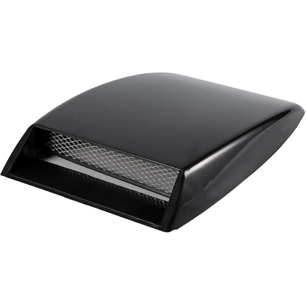 Air Intake Scoop, Universal Car Decorative, Hood Scoop for Trucks, Car Stickers, Car Air Sticker ABS Air Intake Scoop Bonnet Vent Sticker Cover