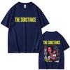 Horror Movie The Substance Double Sided Print Tshirt Summer Men Casual Cotton T Shirts Unisex Vintage Oversized Tshirt