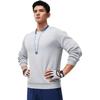 Li-Ning Li Ning Knitted Fabric Sweatshirt Men's Mist Gray Unisex AWDU057-9