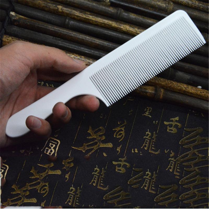 Professioneller Haarschneidekamm Antistatischer Flachkopfschneidekamm Feinzahn Haarschnittbürste Salonwerkzeuge Friseur Haaraccessoires