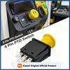 Electronic Push Button Switch 8 Pin 10 AMP PTO Interrupteur Clutch Clutch PTO Switch for Various Models of Lawn Mowers