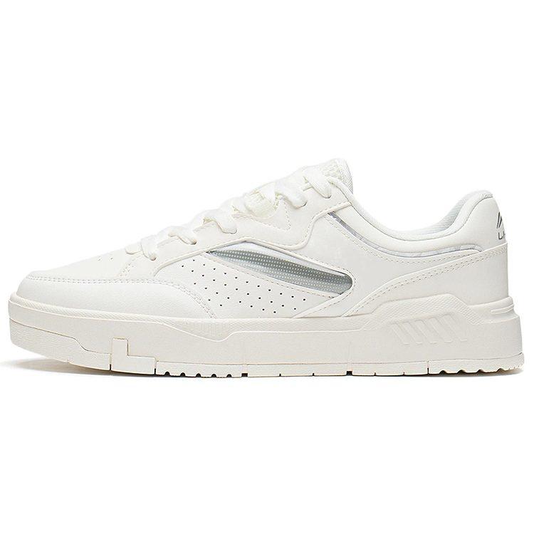 Li Ning ACE Low Top Skateboard Shoes Women's White Gray AGCS032-1