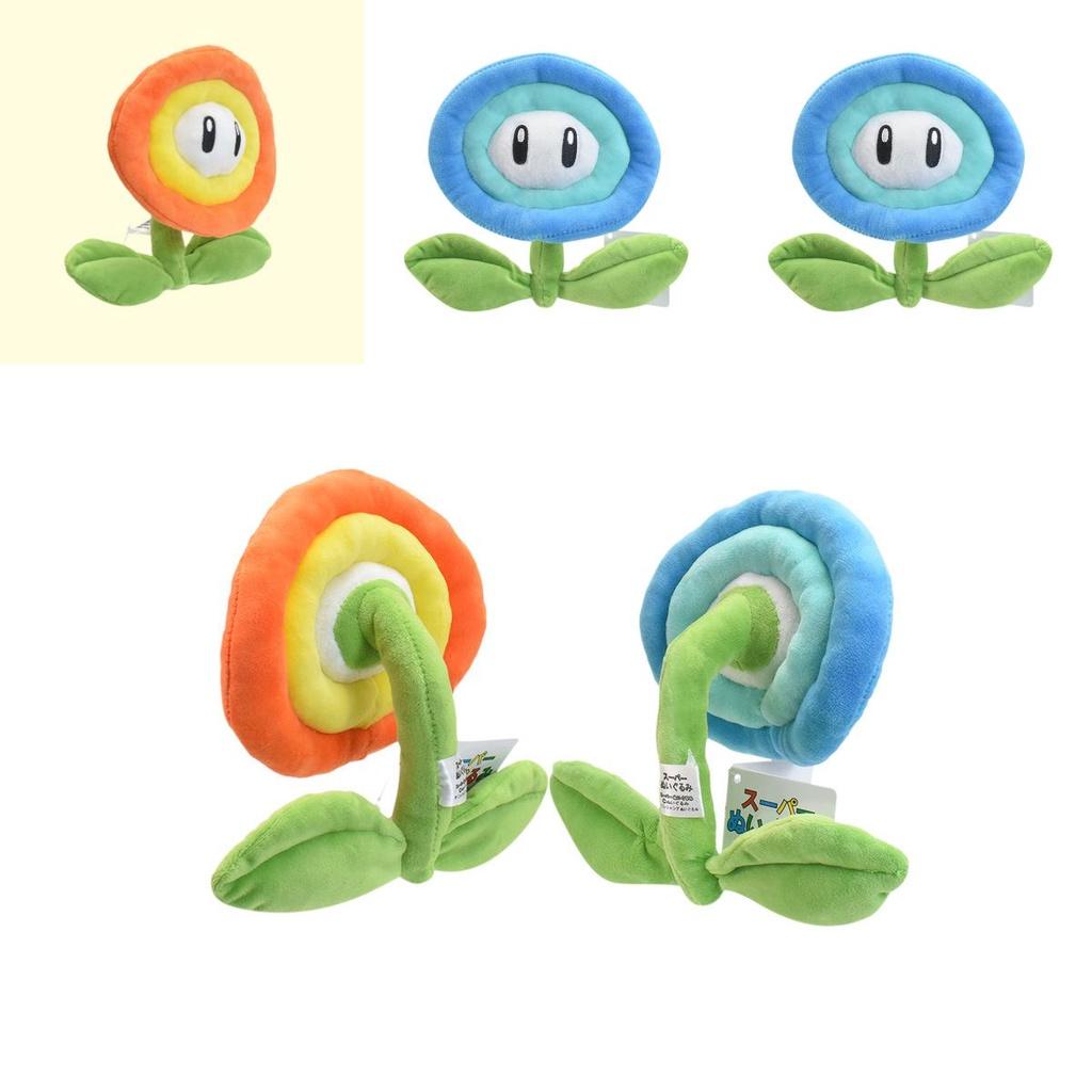 New Mario Plush Orange Flame Blue Ice Sunflower Soft Toy 18cm