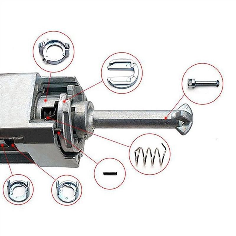 For BMW E46 323i 325i 328i 330i 1998-2006 7pcs/set Door Lock Cylinder Repair Kit Metal 51-21-8-244-049 51217019973