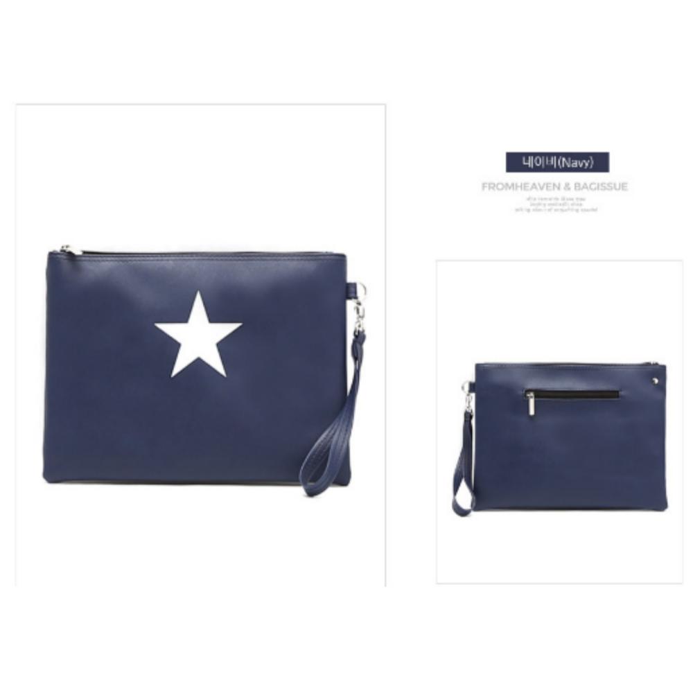 

Стильна жіноча повсякденна сумка-клатч кросбоді Темно-синій