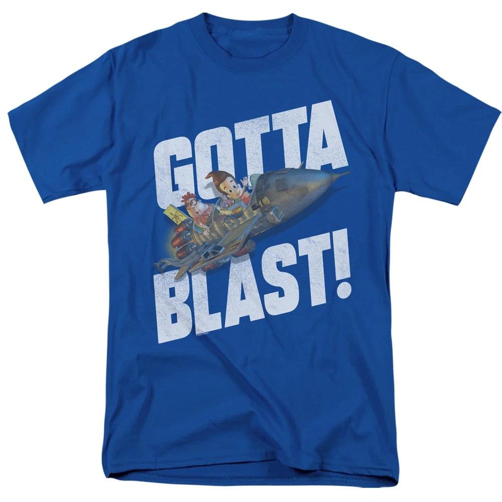 Jimmy Neutron - Jimmy Neutron Gotta Blast - Unisex Children s T-shirt - Blue 100