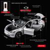 1/24 Tesla Model 3 Alloy Die Cast Car Model Simulation Sound and Light Children's Toy Car Gift Collection Boy Game Vehicle