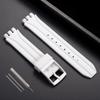 Für Swatch SUIB400 SUIK400 Silikon-Uhrenarmband 18mm Ersatz-Gummiarmband Herren Damen Wasserdichtes Sport-Armband Armband Gürtel