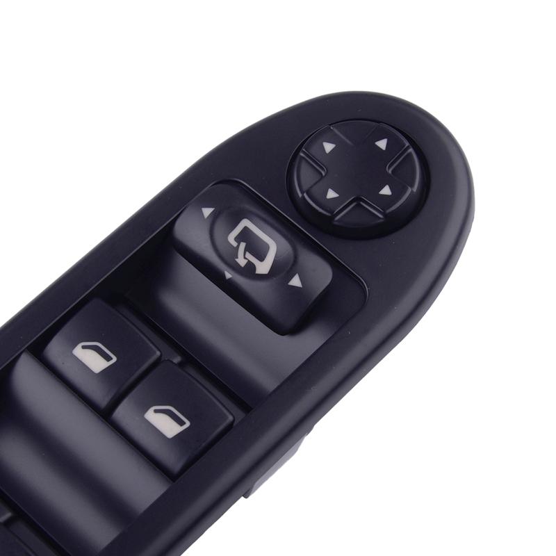 Electric Power Master Window Switch Lift Control High Quality Fit for Peugeot 207 WA WC Citroen C3 Picasso 6554QG