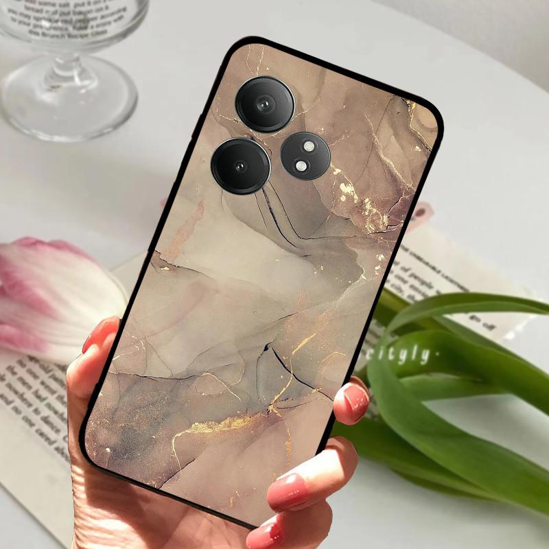 For Realme GT 6 GT6 Case Shockproof Soft TPU Silicone Phone Cover For Realme GT 6T Capa Realme GT6 GT6T Cartoon Matte Bumper