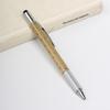 6 In 1 Multifunctional Metal Ballpoint Pen with Stylus Ruler Level Screwdriver for Woodworking Repair Jobs