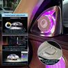 For Mercedes Benz W205 X253 GLC 15-18 3 Color Turbine Vents Ambient Light 4D Rotating Tweeter Speaker Lamp LHD Copilot LED Strip
