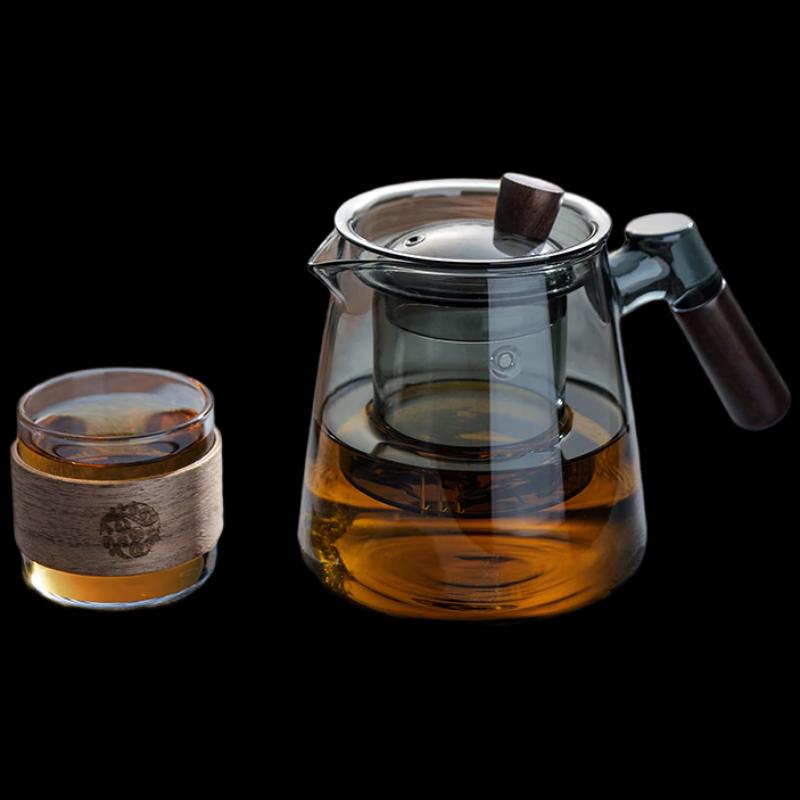 Chating Glass Yaxin Teapot Set