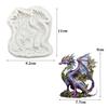 Dragon Silicone Cake Baking Mold Sugarcraft Chocolate Cupcake Resin Tools Fondant Decorating Tools