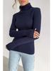 Turtleneck Jumper Autumn Winter Knitted Bottoming Shirt Temperament Slim Lengthening Pullover Leisure Hundred Comfortable Long Sleeves Sweater