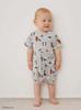 DickBruna BABY Cool-to-the-touch All-Over Print Romper PBCO254417GRY80