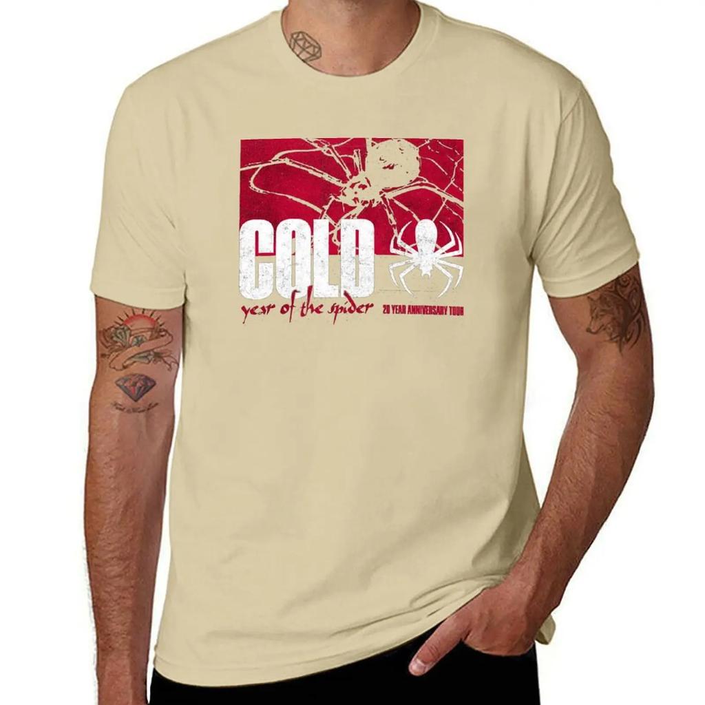 COLD BAND TShirt Boys Whites Customs Tops Funny T Shirts for Men 2025 New Model