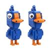 MOC Goose Goose Duck Building Blocks Toy - Blue, White, Red - Compatible with Lego Small Parts
