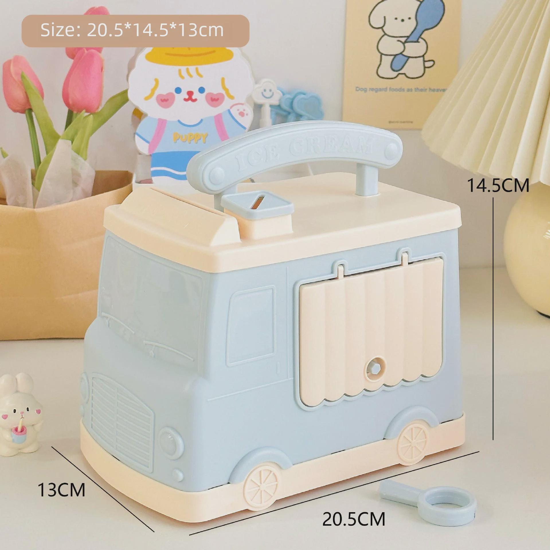 

Милая запирающаяся копилка-машина для детей - только депозиты, забавный домашний декор