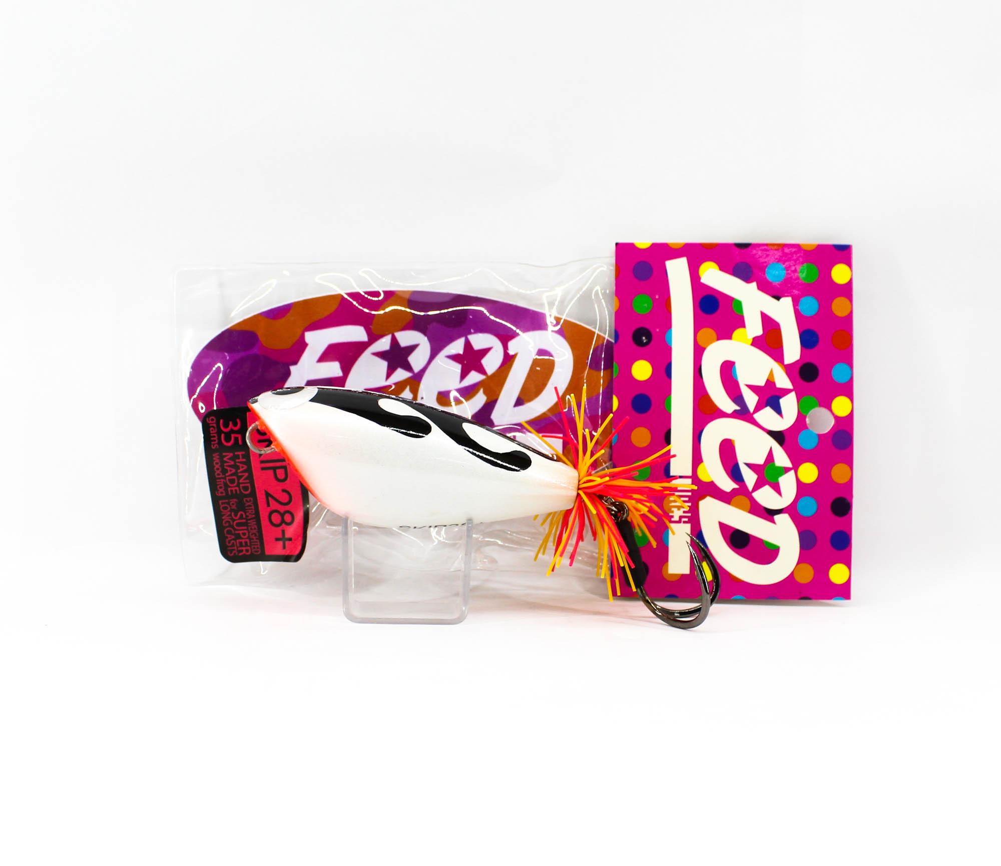 

Feed Lures Skip 28+ Плавающая приманка для деревянной лягушки ручной работы 35 грамм +6 (3106)