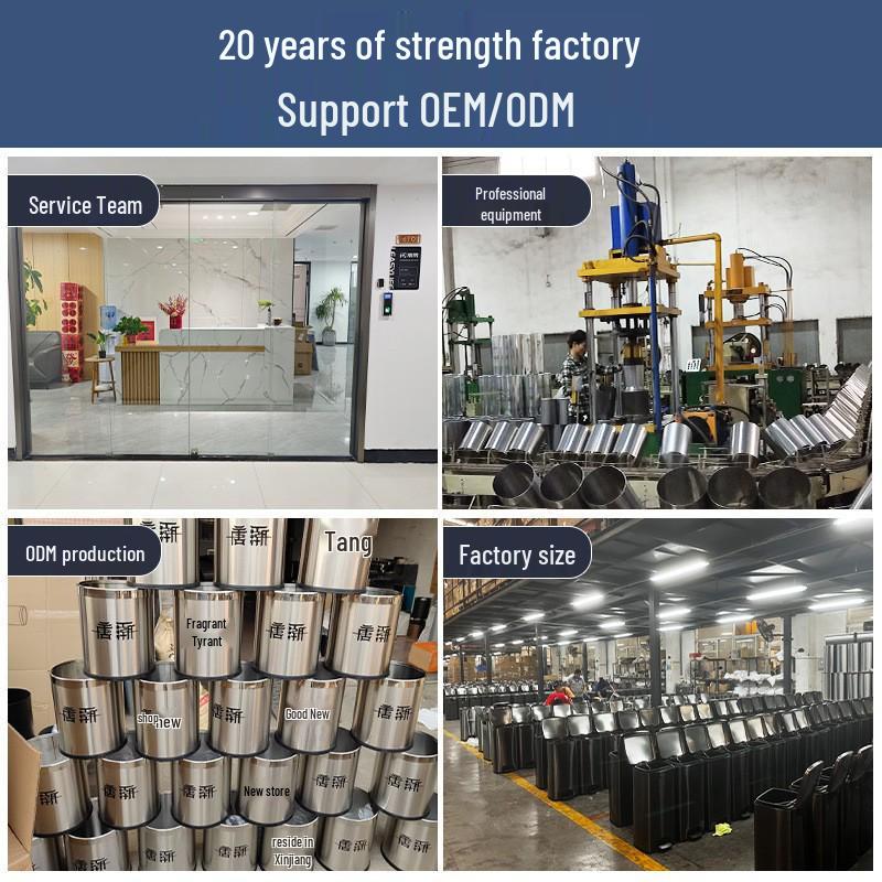 Stainless Steel Swing Lid Trash Can for Home and Kitchen, Light Luxury Design for Bathroom and Living Room.