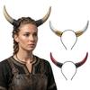 Pu Cosplay Hairband Ox Horn Halloween Hair Hoop Halloween Horns Headband  Masquerade Party