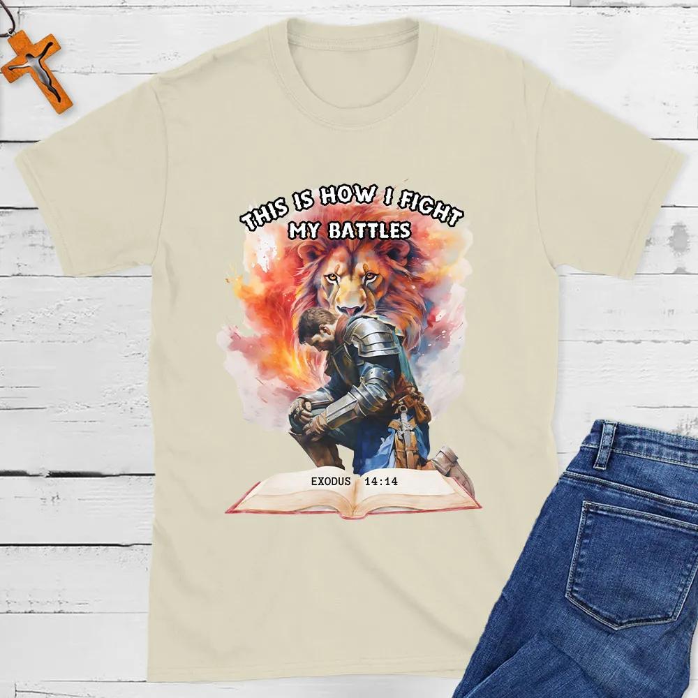 This Is How I Fight Christian TShirt Mens and Womens Short Sleeve Cotton Tees Shirt Men Clothing Summer Blouse Oversize Tops