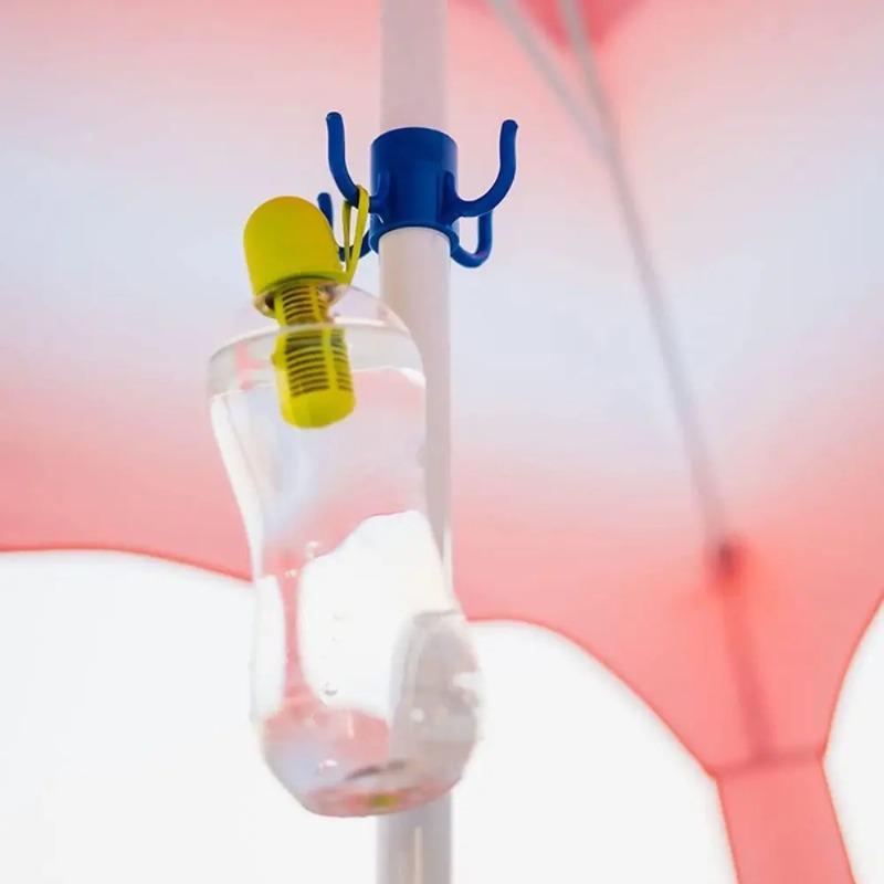 Portable Outdoor Beach Umbrella Hooks Hanger Versatile Space-saving Four-corner Hook Useful Wear-resistant Umbrella Accessories