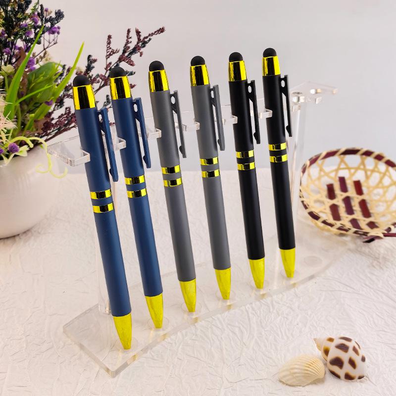 Touch Screen Ballpoint Pen - Creative Clip Style, Signature & Neutral Pen with Customizable Logo for Advertising and Hotel Use