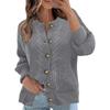 Women's Fashionable Oversized Long-Line -Colour Fleece-Lined Long-Sleeved Coat