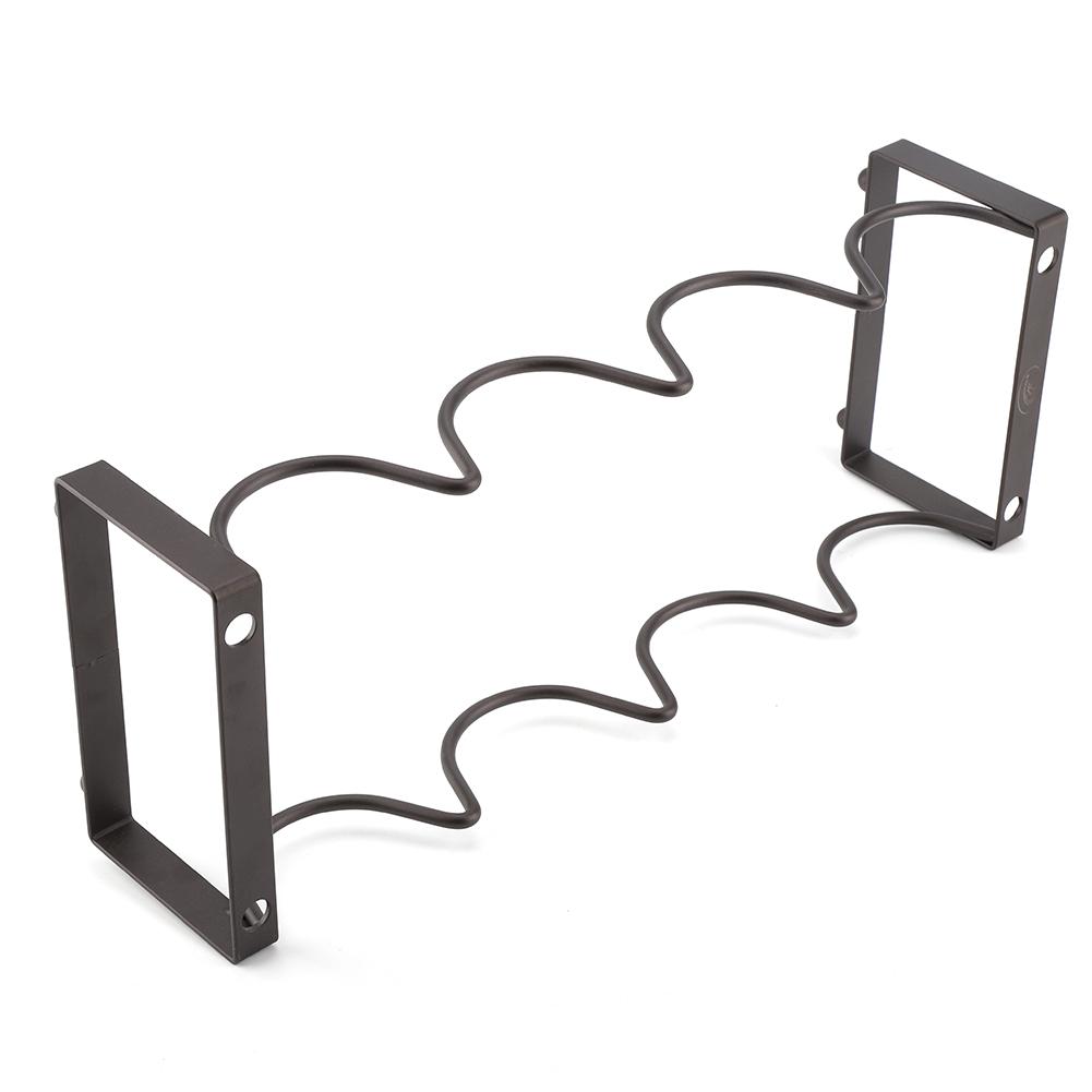 Metal Wine Rack Hanging Upside Down Goblet Bottle Storage Holder Shelf белый