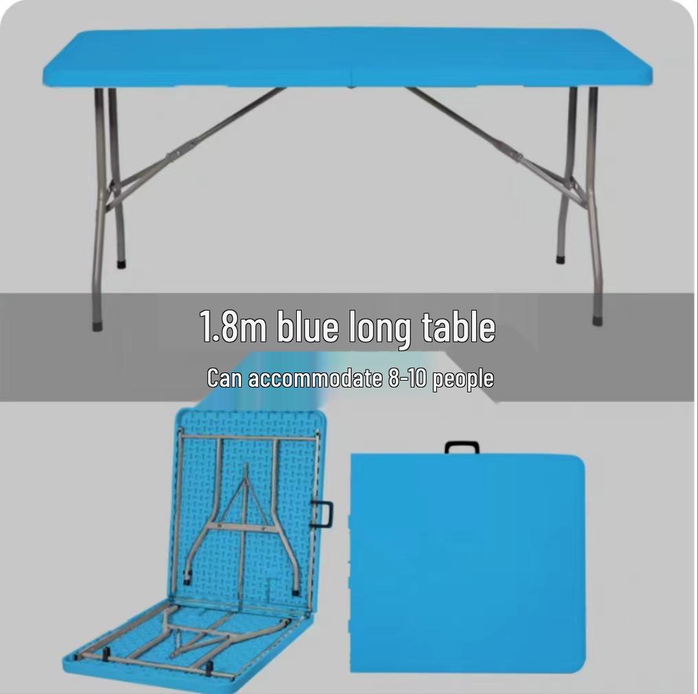 Folding Plastic Table for Office or Dining - Portable and Versatile