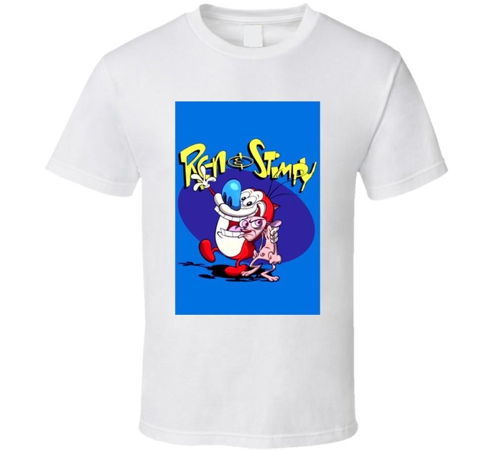 The Ren And Stimpy Show Top 90 s Vintage TV Show Cool Retro Fan T Shirt Unisex T-Shirt S