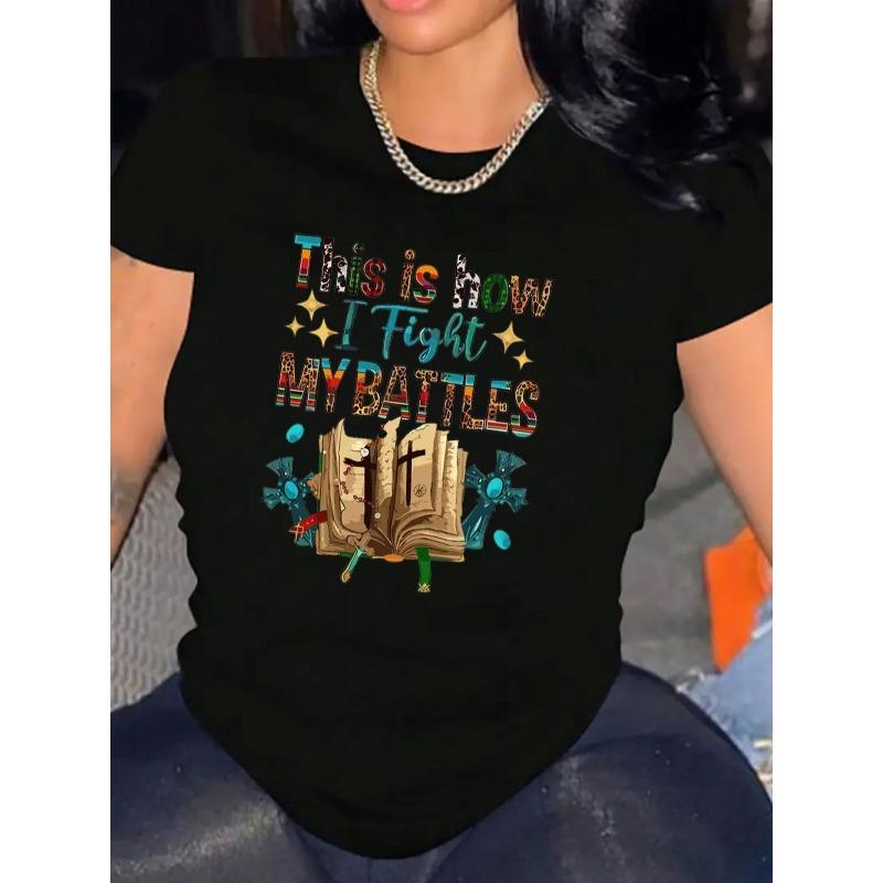 

European Size Womens TShirt Comfortable Crew Neck Casual Polyester Blend ShortSleeves Soft Breathable Top 4XL чорний